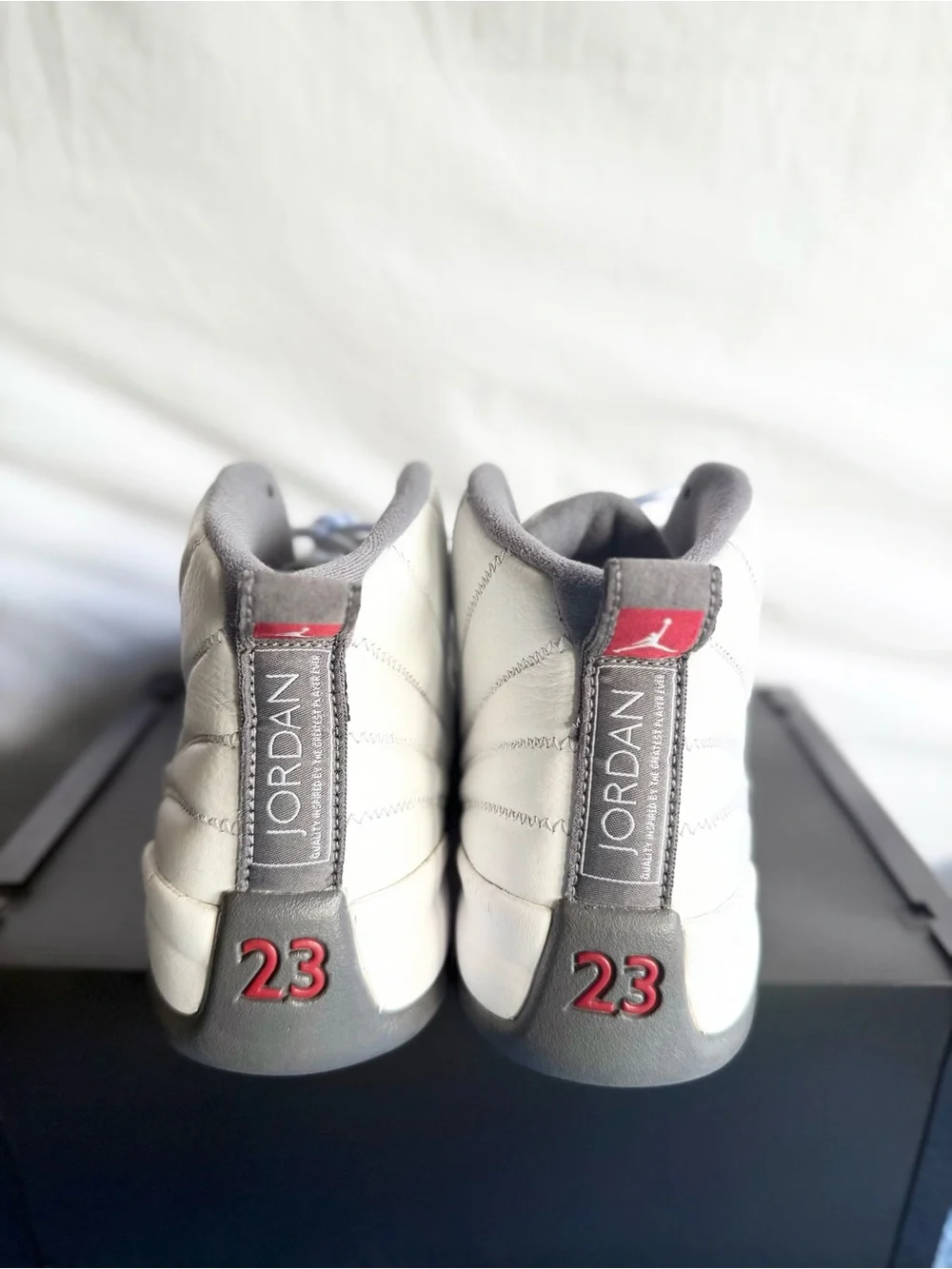 AUTHENTIC Jordan 12 Retro Dark Grey Size 10 130690-160 2019 PRE-OWNED